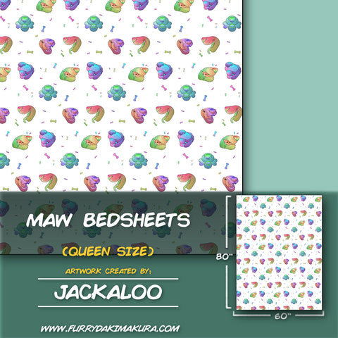 MAWS Bedsheet by Jackaloo
