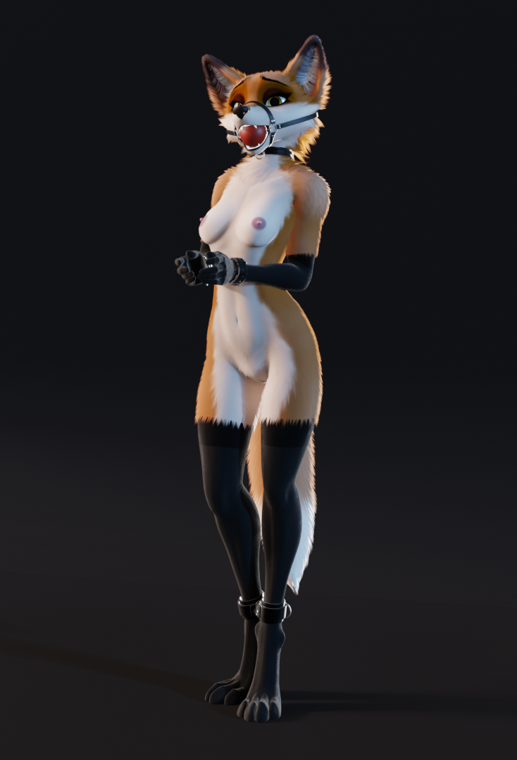 Fox Girl 3D Model by Ruaidri