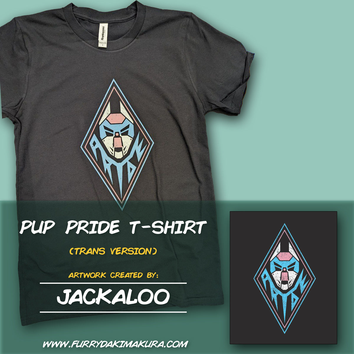 Pup Pride T-Shirt by Jackaloo