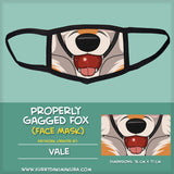 Properly Gagged Fox Mask by TheVale