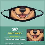 Rex Doby Face Mask by DreamAndNightmare