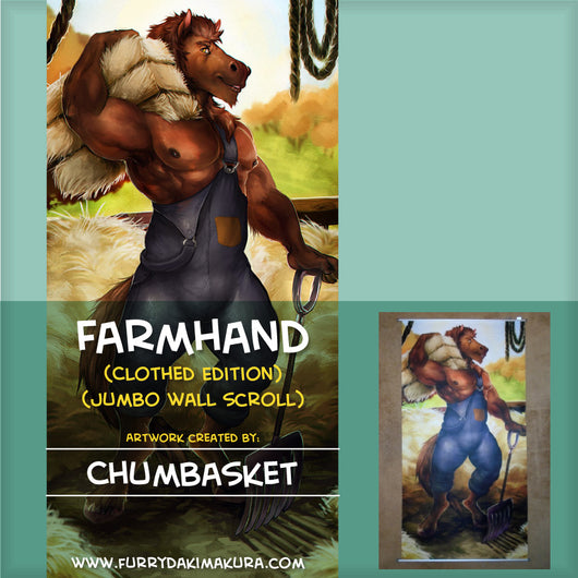 Farm Hand JUMBO Wall Scroll by Chumbasket